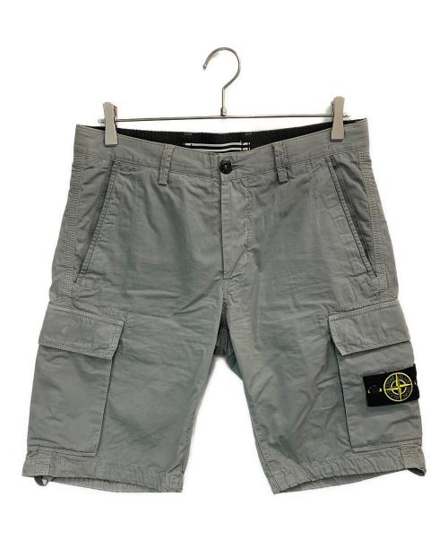 STONE ISLAND（ストーンアイランド）STONE ISLAND (ストーンアイランド) ガーメントダイカーゴショーツ グレー サイズ:W31の古着・服飾アイテム