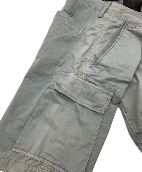 STONE ISLAND（ストーンアイランド）STONE ISLAND (ストーンアイランド) ガーメントダイカーゴショーツ グレー サイズ:W31の古着・服飾アイテム