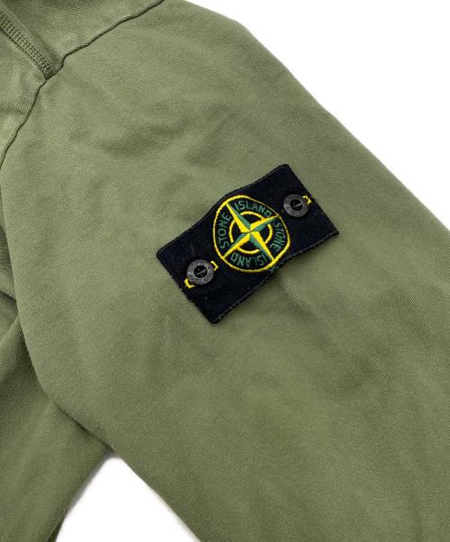 STONE ISLAND（ストーンアイランド）STONE ISLAND (ストーンアイランド) GAUZED COTTON JERSEY カーキ サイズ:Lの古着・服飾アイテム