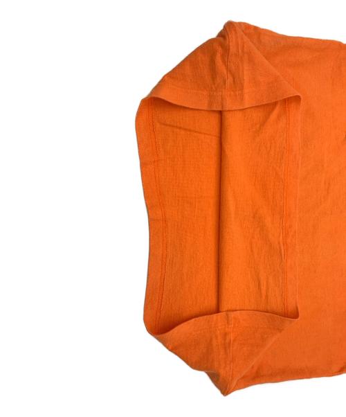 Langlitz Leathers（ラングリッツレザー）Langlitz Leathers (ラングリッツレザー) リンガーTシャツ オレンジ サイズ:記載なしの古着・服飾アイテム