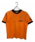 Langlitz Leathers（ラングリッツレザー）の古着「リンガーTシャツ」｜オレンジ