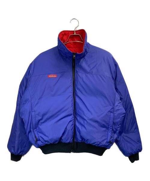 Columbia（コロンビア）Columbia (コロンビア) リバーシブルダウンジャケット ネイビー サイズ:Lの古着・服飾アイテム