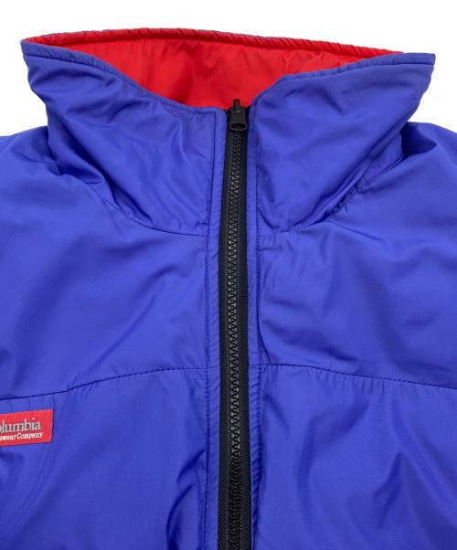 Columbia（コロンビア）Columbia (コロンビア) リバーシブルダウンジャケット ネイビー サイズ:Lの古着・服飾アイテム