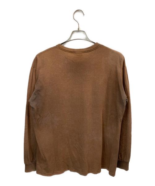 stussy（ステューシー）stussy (ステューシー) ロングスリーブTシャツ ブラウン サイズ:Mの古着・服飾アイテム