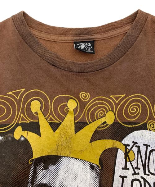 stussy（ステューシー）stussy (ステューシー) ロングスリーブTシャツ ブラウン サイズ:Mの古着・服飾アイテム