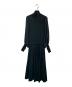 PAMEO POSE（パメオポーズ）の古着「Mandarin Knit Dress」｜ブラック