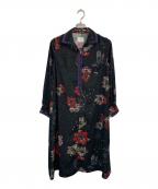 HLAADA FOR ROSE BUDフラーダフォーローズバッド）の古着「長袖ワンピース」｜ブラック