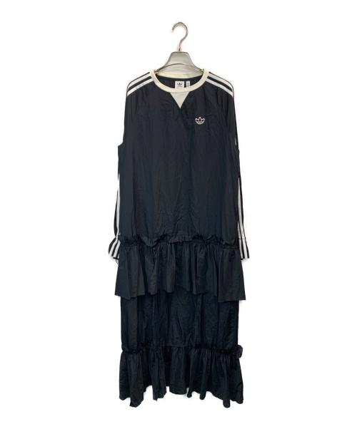 adidas（アディダス）adidas (アディダス) 長袖ワンピース ブラック サイズ:Mの古着・服飾アイテム