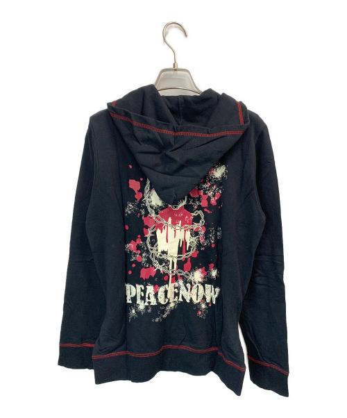 PEACE NOW（ピースナウ）PEACE NOW (ピースナウ) ジップパーカー ブラック サイズ:Mの古着・服飾アイテム