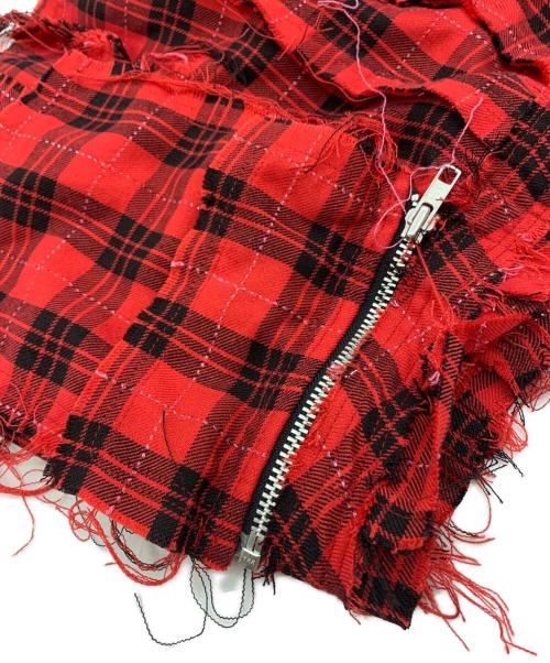 h.ANARCHY（エイチアナーキ）h.ANARCHY (エイチアナーキ) ミニスカート レッド サイズ:記載なしの古着・服飾アイテム