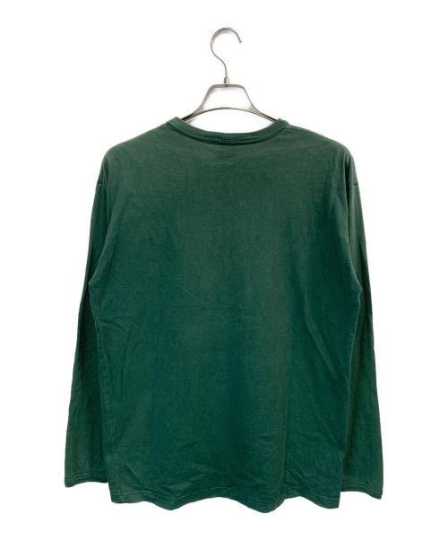 stussy（ステューシー）stussy (ステューシー) 長袖カットソー グリーン サイズ:Lの古着・服飾アイテム