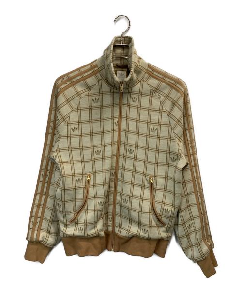 adidas（アディダス）adidas (アディダス) トラックジャケット ベージュ サイズ:Mの古着・服飾アイテム
