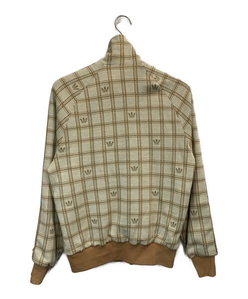 adidas（アディダス）adidas (アディダス) トラックジャケット ベージュ サイズ:Mの古着・服飾アイテム
