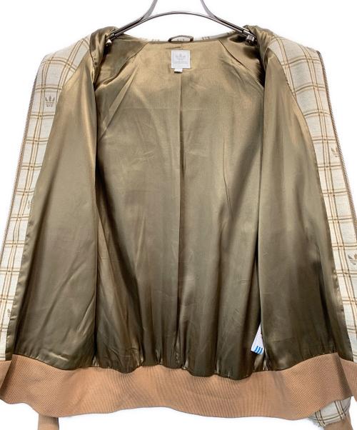 adidas（アディダス）adidas (アディダス) トラックジャケット ベージュ サイズ:Mの古着・服飾アイテム
