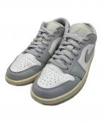 NIKEナイキ）の古着「WMNS AIR JORDAN 1 LOW」｜ホワイト×グレー