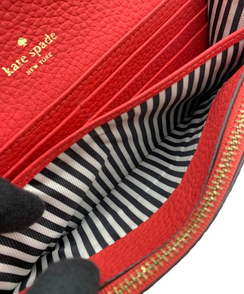 Kate Spade（ケイトスペード）Kate Spade (ケイトスペード) 長財布 レッドの古着・服飾アイテム