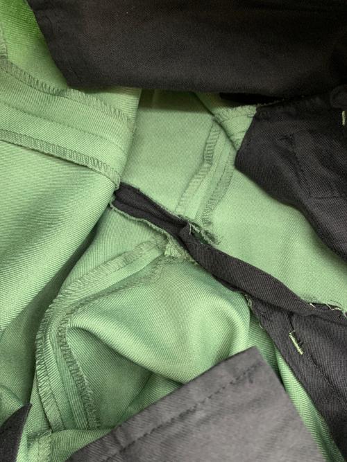 Needles（ニードルズ）Needles (ニードルズ) スラックス グリーン サイズ:Sの古着・服飾アイテム