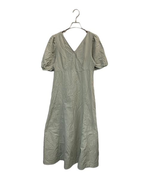 MERCURY DUO（マーキュリーデュオ）MERCURY DUO (マーキュリーデュオ) バックシャンデニムワンピース グリーン サイズ:Fの古着・服飾アイテム