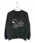 SEQUENZ (シークエンズ) PEANUTS (ピーナッツ) クルーネックスウェット ブラック サイズ:M：5000円