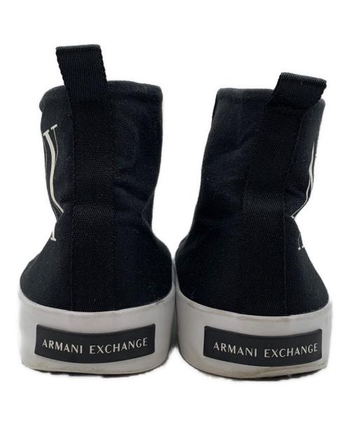 ARMANI EXCHANGE（アルマーニ エクスチェンジ）ARMANI EXCHANGE (アルマーニ エクスチェンジ) ハイカットスニーカー ブラック サイズ:US10の古着・服飾アイテム