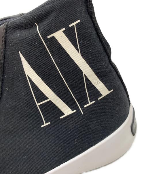ARMANI EXCHANGE（アルマーニ エクスチェンジ）ARMANI EXCHANGE (アルマーニ エクスチェンジ) ハイカットスニーカー ブラック サイズ:US10の古着・服飾アイテム