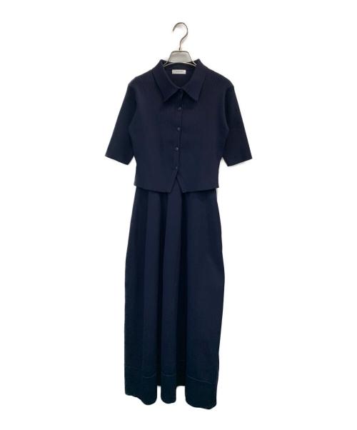 STYLE MIXER（スタイルミキサー）STYLE MIXER (スタイルミキサー) ニットワンピース ネイビー サイズ:Sの古着・服飾アイテム