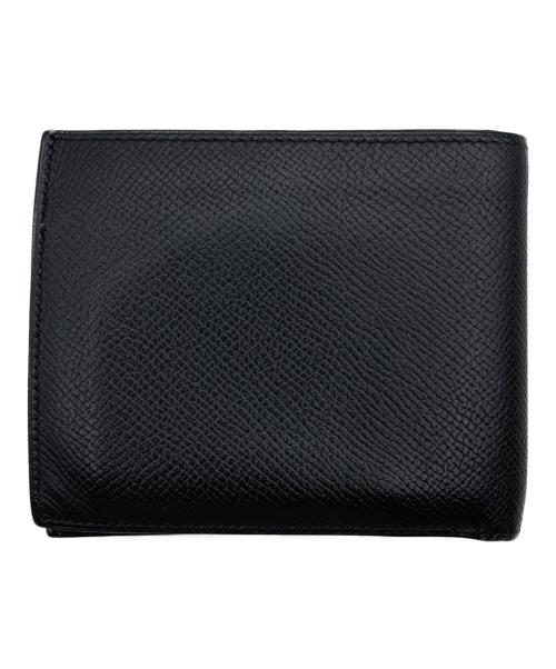 HERMES（エルメス）HERMES (エルメス) エプソン 2つ折り財布 ブラックの古着・服飾アイテム