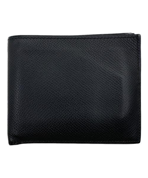 HERMES（エルメス）HERMES (エルメス) エプソン 2つ折り財布 ブラックの古着・服飾アイテム