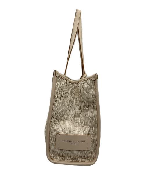 GIANNI CHIARINI（ジャンニ キアリーニ）GIANNI CHIARINI (ジャンニ キアリーニ) トートバッグ ベージュの古着・服飾アイテム