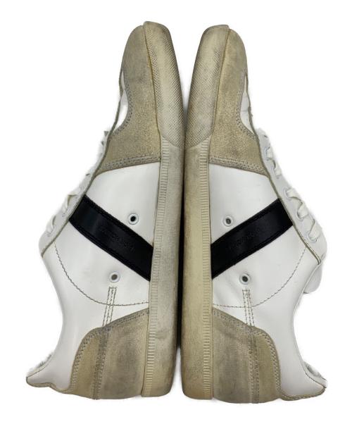 DIOR HOMME（ディオール オム）DIOR HOMME (ディオール オム) ローカットスニーカー ホワイト×ベージュ×ブラック サイズ:40の古着・服飾アイテム