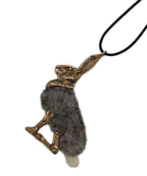 Renard Bijoux（レナードビジュー）Renard Bijoux (レナードビジュー) ネックレス ゴールド×グレーの古着・服飾アイテム