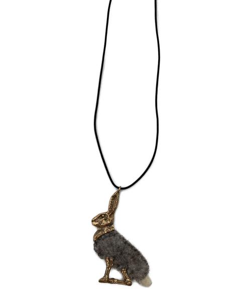 Renard Bijoux（レナードビジュー）Renard Bijoux (レナードビジュー) ネックレス ゴールド×グレーの古着・服飾アイテム