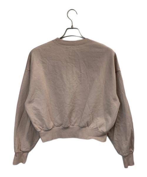 HER LIP TO（ハーリップトゥ）Her lip to (ハーリップトゥ) Cherish Oversized Sweatshirt ピンク サイズ:Fの古着・服飾アイテム
