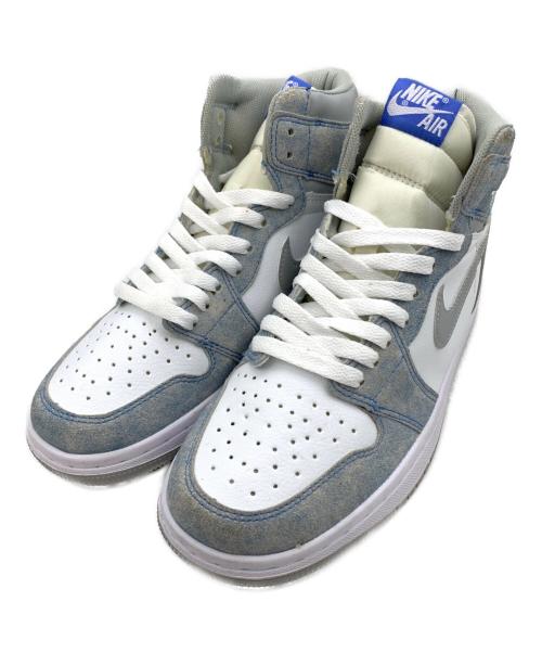 NIKE（ナイキ）NIKE (ナイキ) AIR JORDAN 1 RETRO HIGH ホワイト×ブルー サイズ:25cmの古着・服飾アイテム