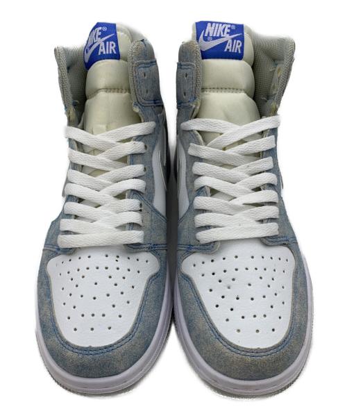 NIKE（ナイキ）NIKE (ナイキ) AIR JORDAN 1 RETRO HIGH ホワイト×ブルー サイズ:25cmの古着・服飾アイテム