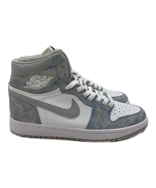 NIKE（ナイキ）NIKE (ナイキ) AIR JORDAN 1 RETRO HIGH ホワイト×ブルー サイズ:25cmの古着・服飾アイテム