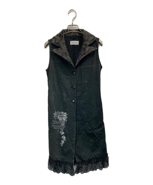 h.NAOTO Blood（エイチナオトブラッド）h.NAOTO Blood (エイチナオトブラッド) ジレ ブラック サイズ:不明の古着・服飾アイテム