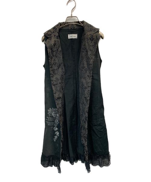 h.NAOTO Blood（エイチナオトブラッド）h.NAOTO Blood (エイチナオトブラッド) ジレ ブラック サイズ:不明の古着・服飾アイテム