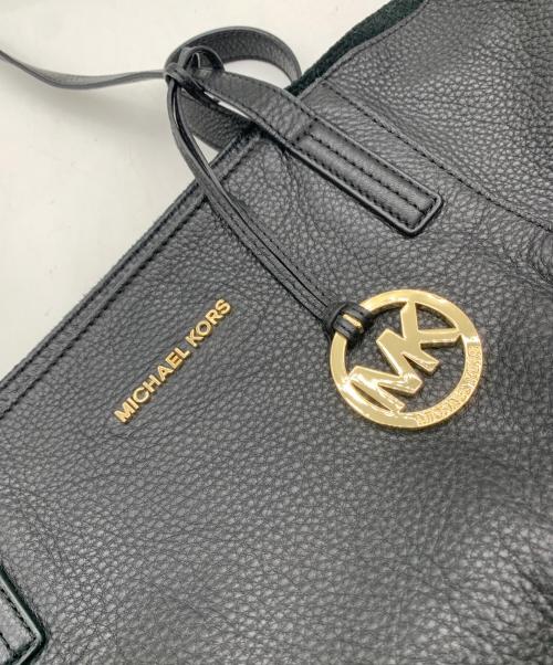 MICHAEL KORS（マイケルコース）MICHAEL KORS (マイケルコース) トートバッグ ブラックの古着・服飾アイテム