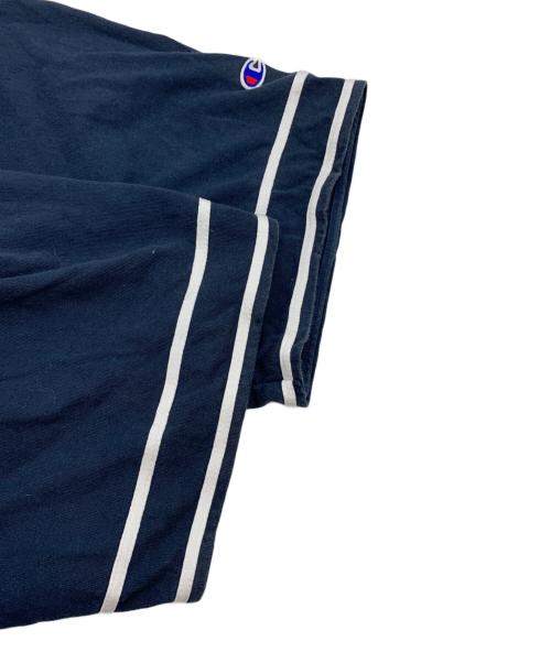Champion（チャンピオン）Champion (チャンピオン) ベースボールTシャツ ネイビー サイズ:XLの古着・服飾アイテム