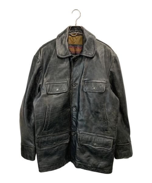 GORDON&FERGUSON（ゴードン＆ファーガソン）GORDON&FERGUSON (ゴードン＆ファーガソン) カーコート ブラック サイズ:Mの古着・服飾アイテム