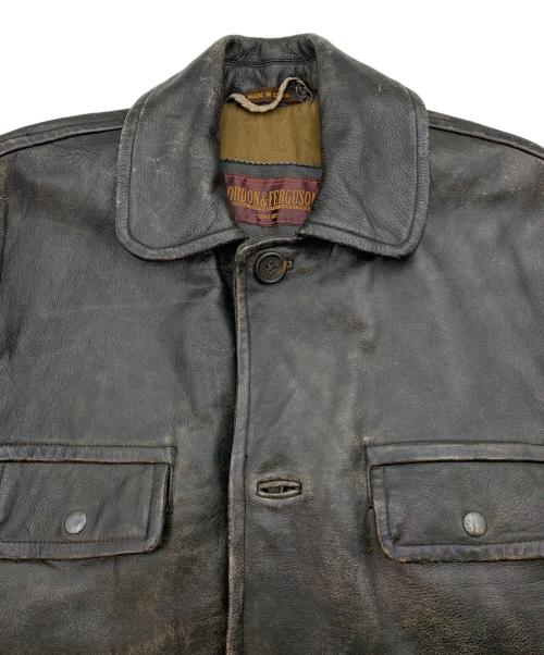 GORDON&FERGUSON（ゴードン＆ファーガソン）GORDON&FERGUSON (ゴードン＆ファーガソン) カーコート ブラック サイズ:Mの古着・服飾アイテム