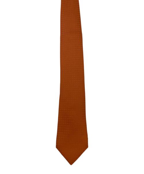 HERMES（エルメス）HERMES (エルメス) H織りタイ オレンジ サイズ:　の古着・服飾アイテム
