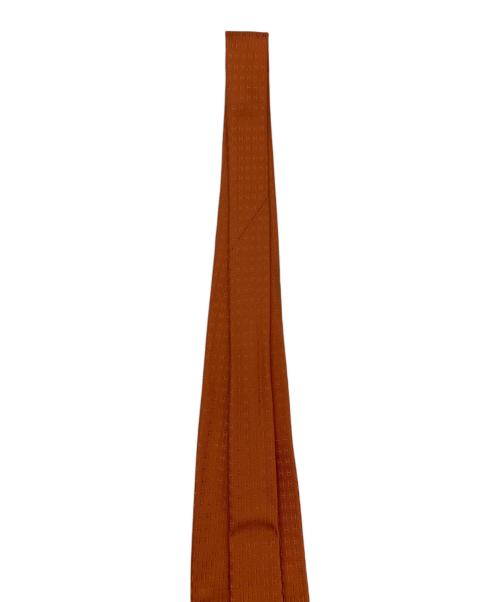HERMES（エルメス）HERMES (エルメス) H織りタイ オレンジ サイズ:　の古着・服飾アイテム