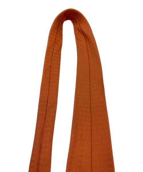 HERMES（エルメス）HERMES (エルメス) H織りタイ オレンジ サイズ:　の古着・服飾アイテム