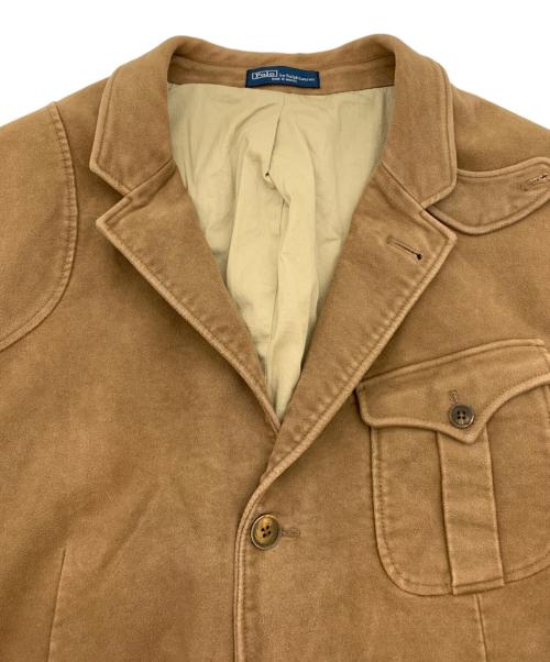 POLO RALPH LAUREN（ポロ・ラルフローレン）POLO RALPH LAUREN (ポロ・ラルフローレン) モールスキンノーフォークジャケット キャメル サイズ:XXLの古着・服飾アイテム