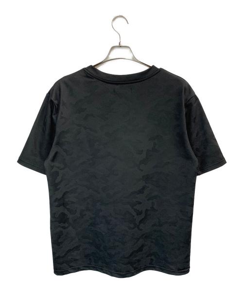 Junhashimoto（ジュンハシモト）junhashimoto (ジュンハシモト) JERSEY CREW - EMBOSS CAMO- ブラック サイズ:5の古着・服飾アイテム