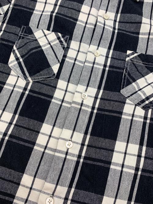 Ron Herman（ロンハーマン）Ron Herman (ロンハーマン) 長袖シャツ ブラック×ホワイト サイズ:Lの古着・服飾アイテム