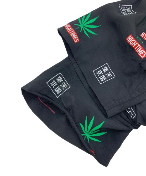 WACKO MARIA（ワコマリア）WACKO MARIA (ワコマリア) HIGH TIMES (ハイ タイムズ) 半袖シャツ ブラック サイズ:Sの古着・服飾アイテム