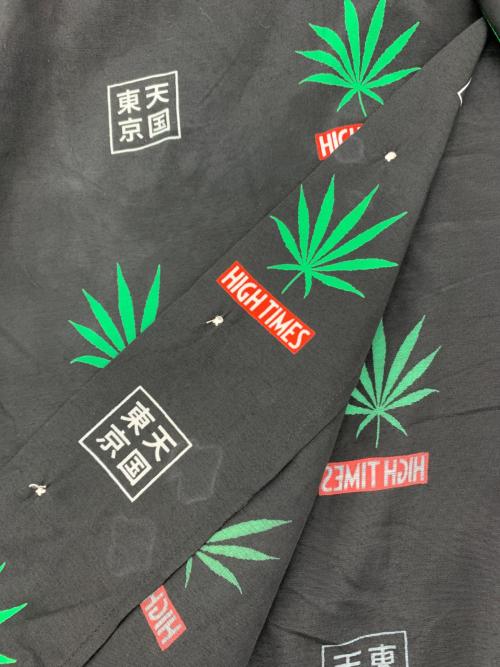 WACKO MARIA（ワコマリア）WACKO MARIA (ワコマリア) HIGH TIMES (ハイ タイムズ) 半袖シャツ ブラック サイズ:Sの古着・服飾アイテム